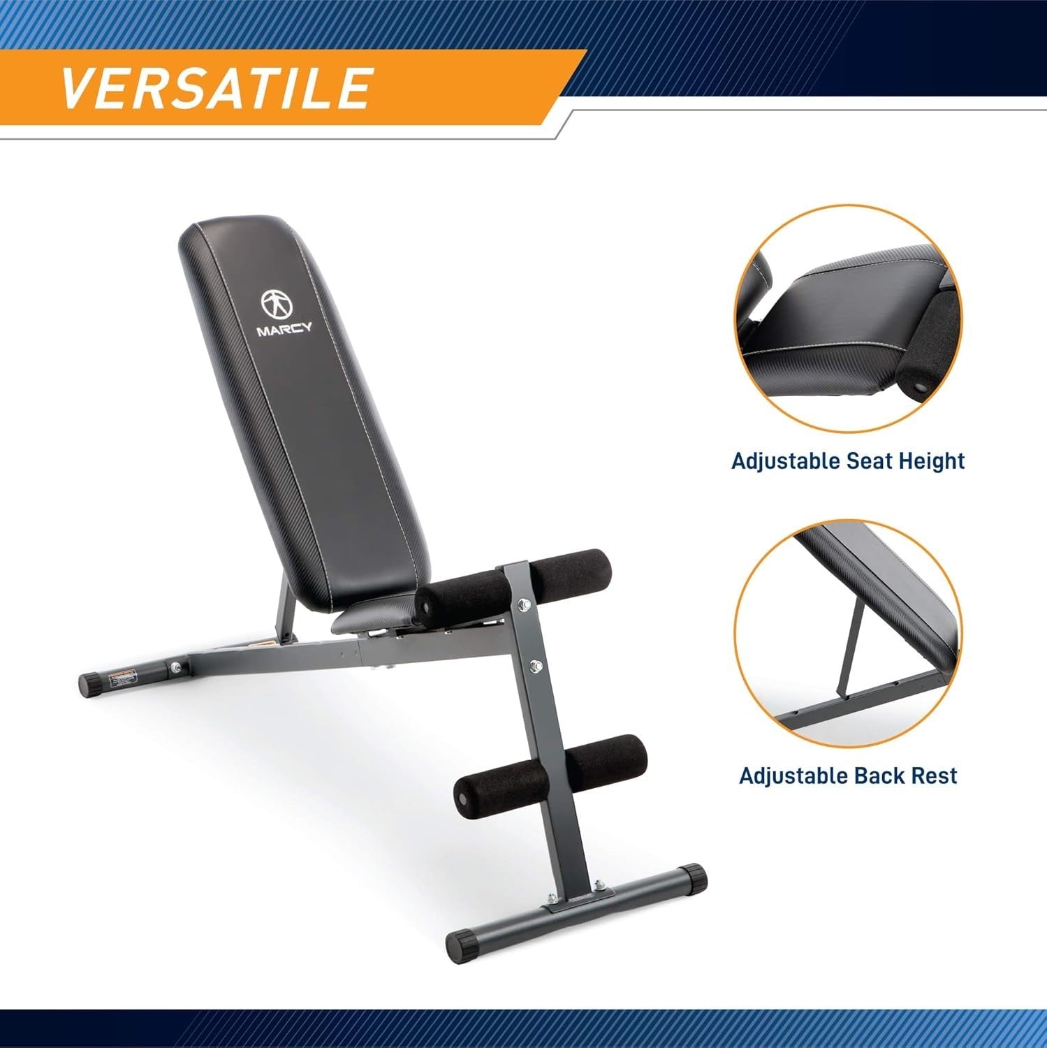 Adjustable Incline Decline Utility Bench Full Body Home Gym Workout