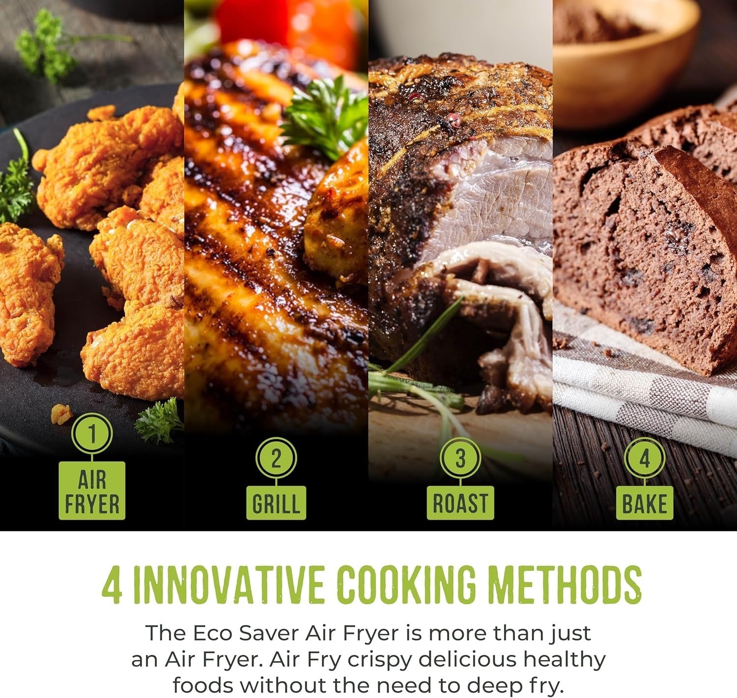 7.2L Digital Air Fryer 11 Presets 1650W 60min Timer Shake Reminder