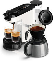 2-in-1 Coffee Machine | Pod & Filter Brewer | 1L Tank | 7 Cup Thermal Jug