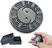 Black Metal Fidget Slider Lucky Coin Clicker Stress Relief EDC