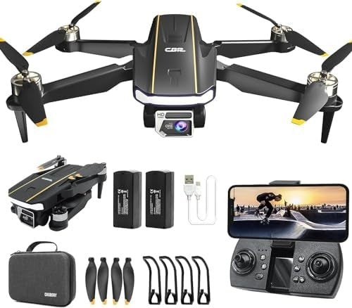 Brushless Drone with 2K HD Camera, 36min Flight, 3D Flips, Beginner