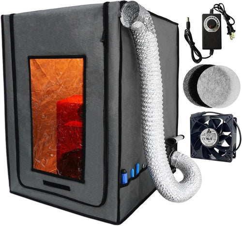 Resin 3D Printer Enclosure Ventilated Filter Tent Noise Dust Control