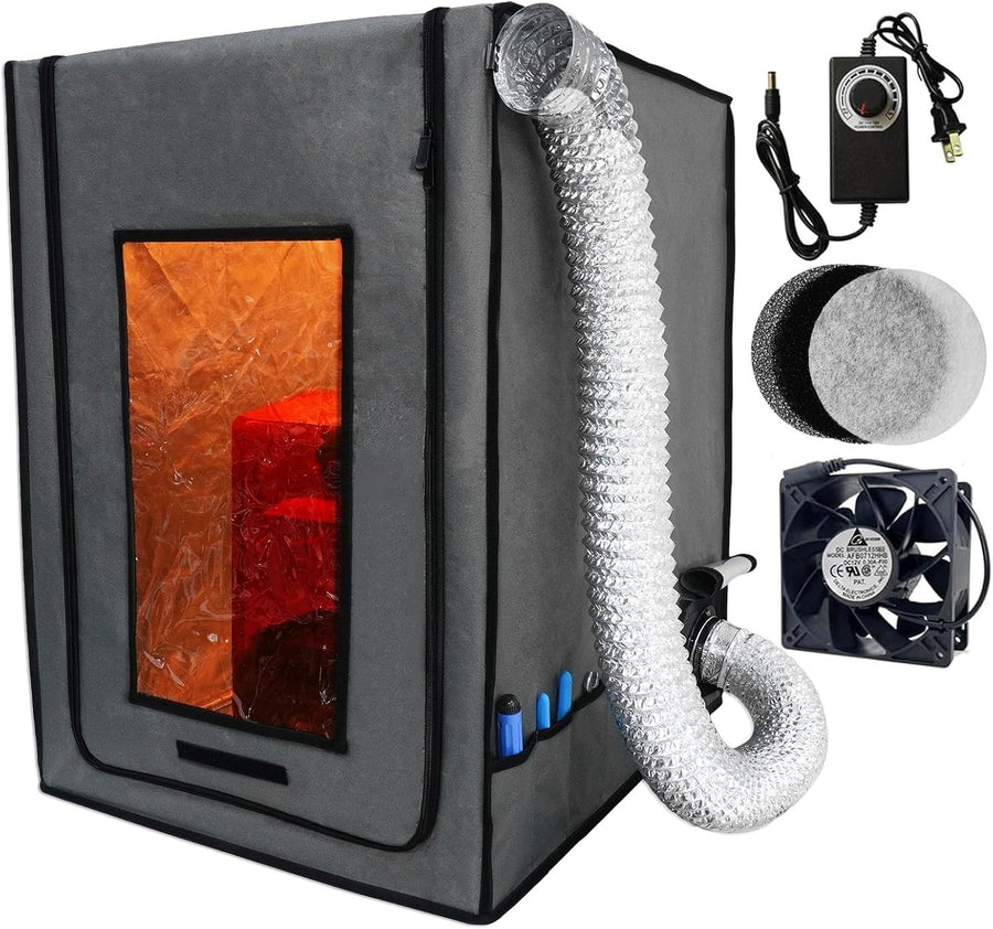 Resin 3D Printer Enclosure Ventilated Filter Tent Noise Dust Control