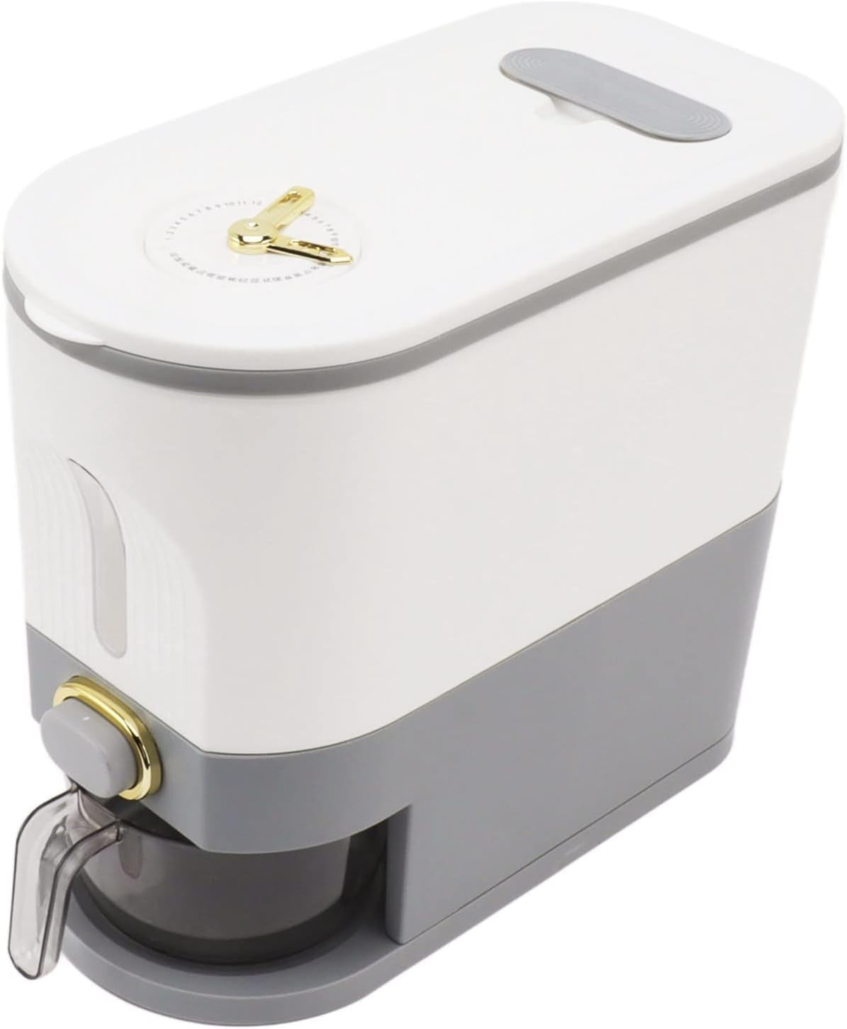 Airtight Rice Dispenser Box Large Capacity Grain Storage Container