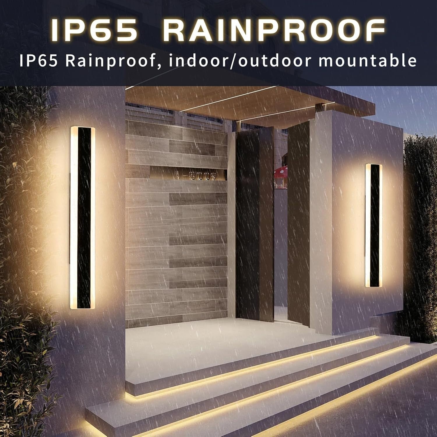 Outdoor LED Wall Light 60cm Waterproof Modern Acrylic Porch Light