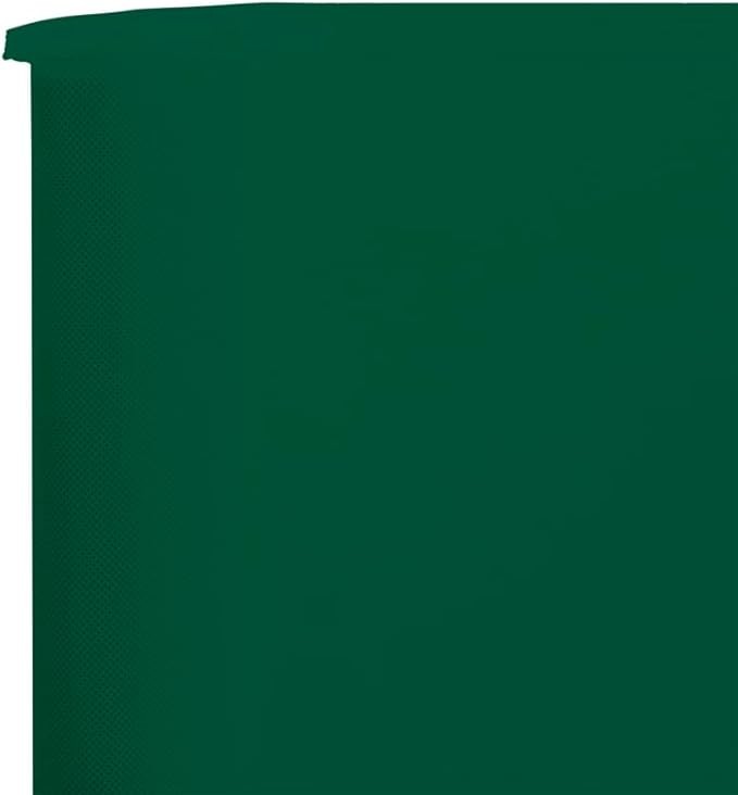 9-Panel Green Wind Screen 1200x80cm Outdoor Garden Camping Divider