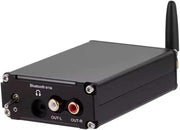 Black HiFi Bluetooth 5.0 Audio Receiver – Lossless Stereo Adapter