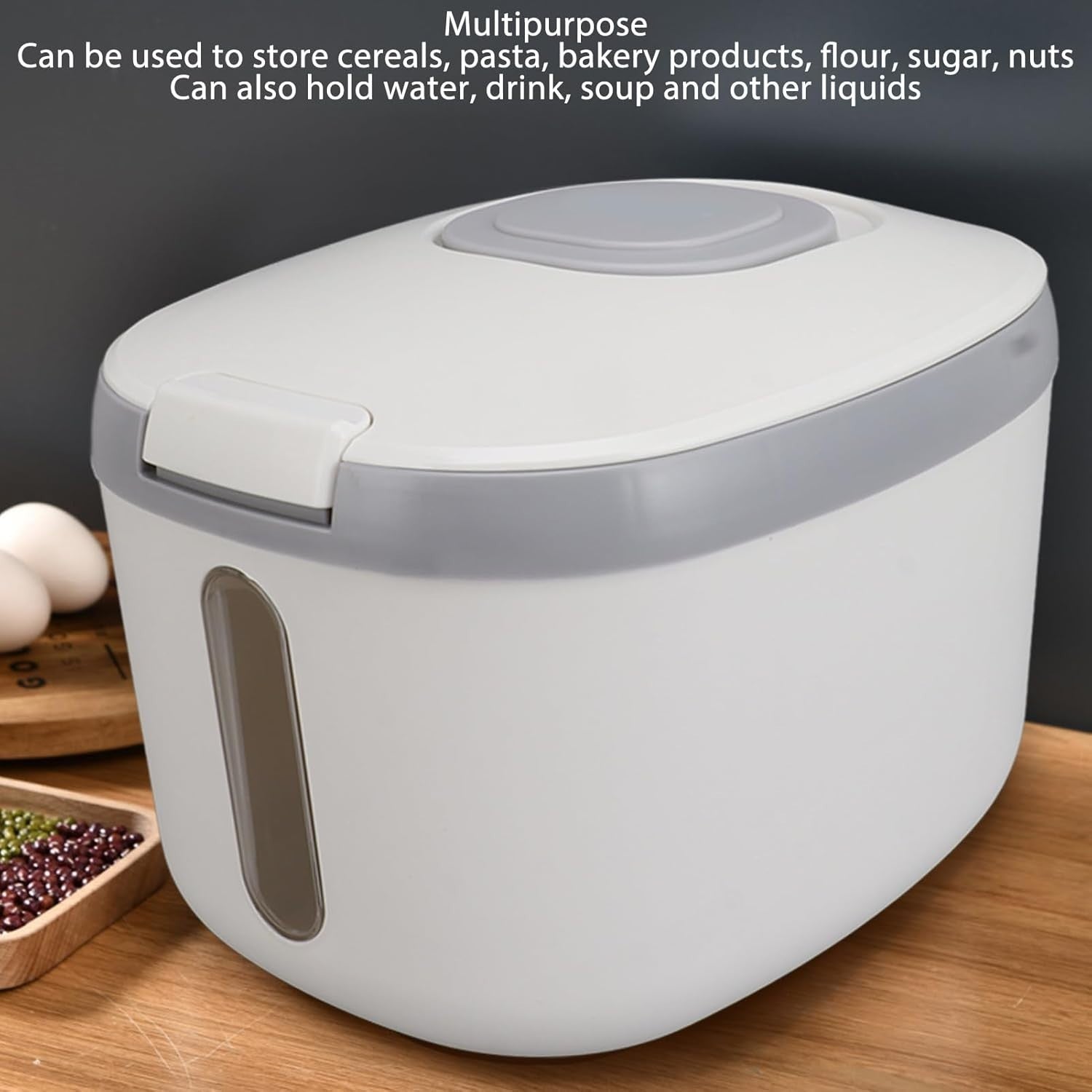 15KG Airtight Rice Storage Container w Measuring Cup