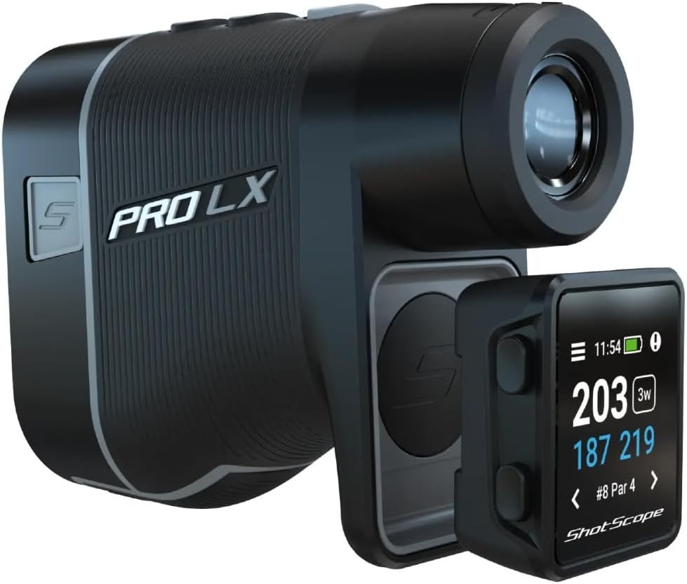 Golf Laser Rangefinder with GPS Cart Magnet Slope Performance Tracking