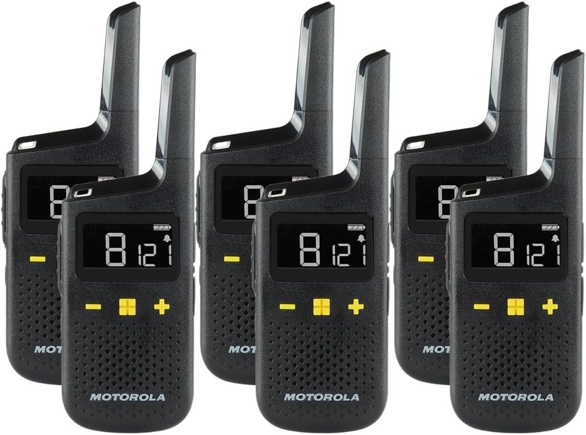Business Walkie Talkie 6 Pack PMR446 Long Range IP54 Dustproof Radios