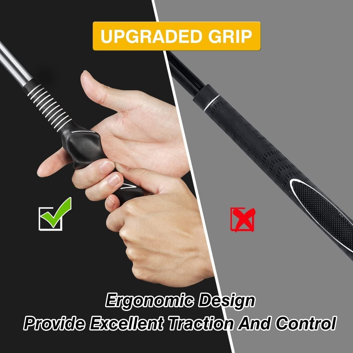 7 Iron Golf Swing Trainer Hand Grip Tempo Practice Club