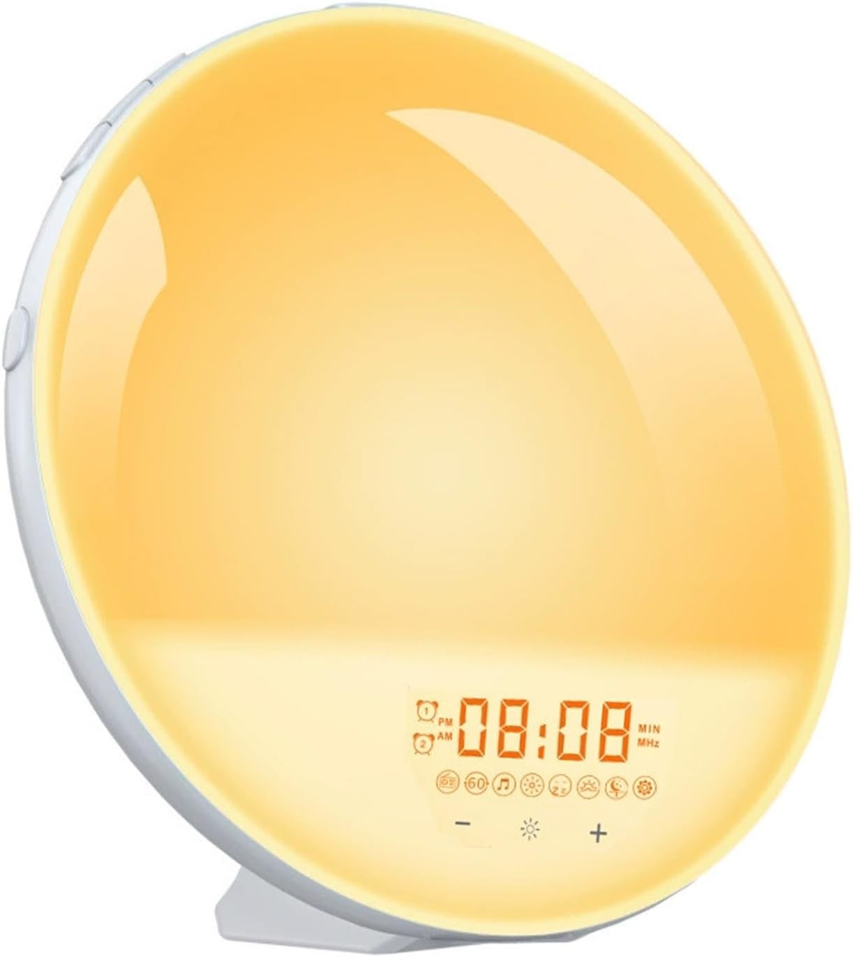 Sunrise Alarm Clock Wake Up Light White Noise Dual Alarm Kids Heavy Sleepers