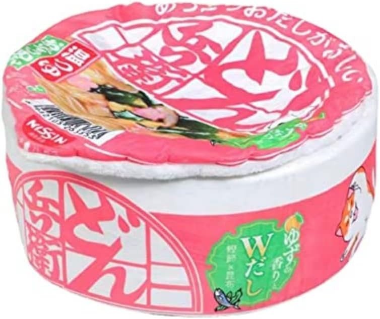 Instant Noodle Cat House Bed Soft Detachable Pet Nest Sofa Pink S