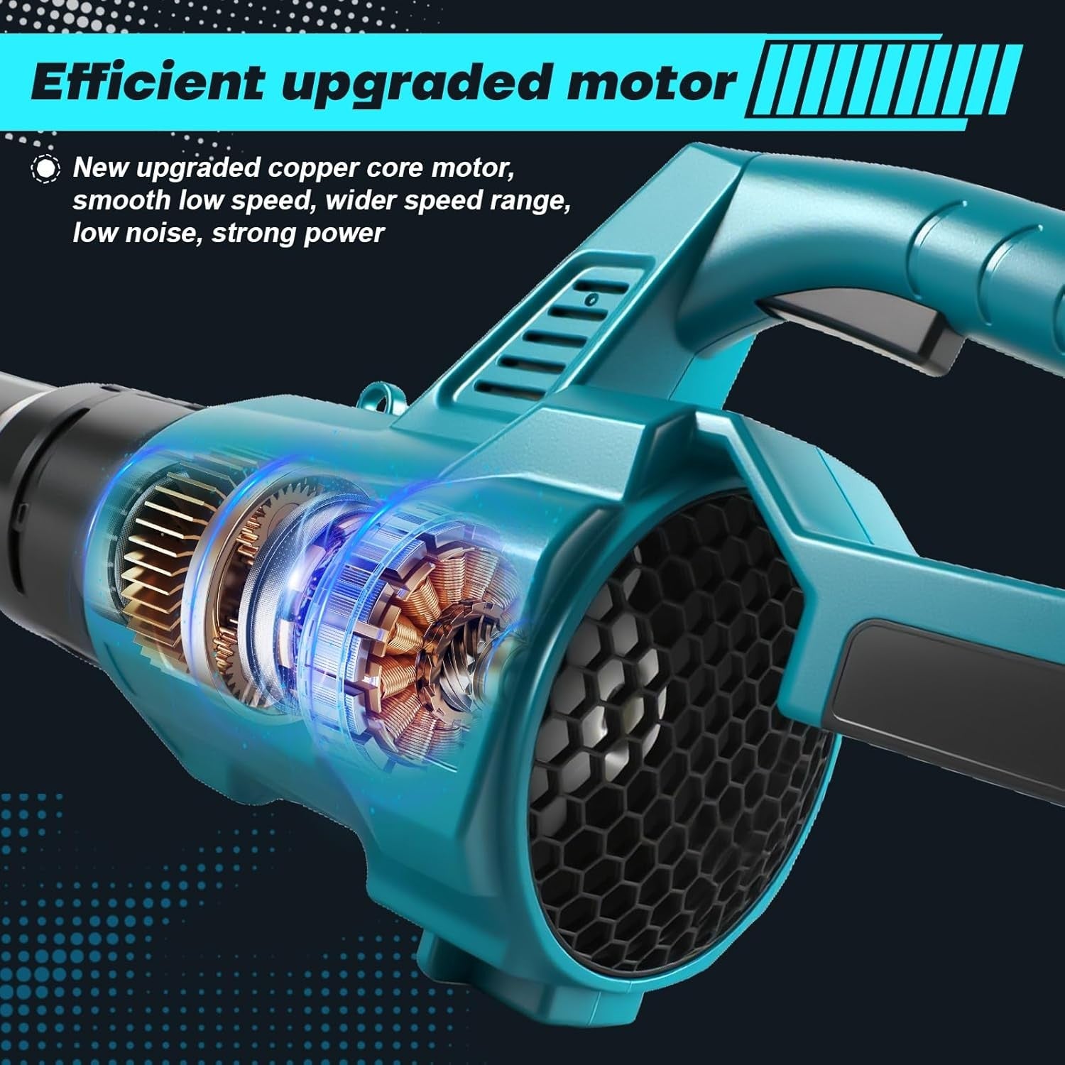 18V Cordless Leaf Blower Turbo Boost Variable Speed Lightweight Garden