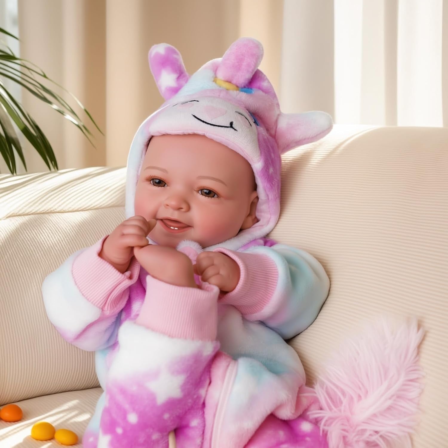 17 Inch Lifelike Baby Doll Soft Body Realistic Newborn Toy Gift