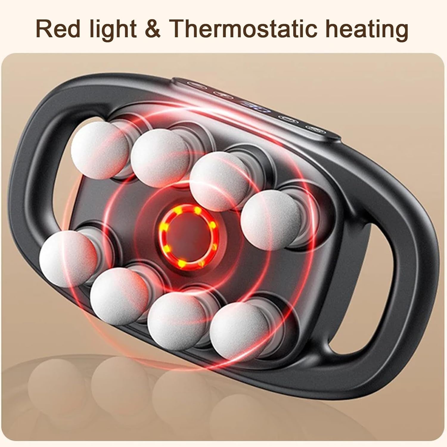 Deep Tissue Body Massager Electric Kneading Muscle Relief 8 Head Handheld