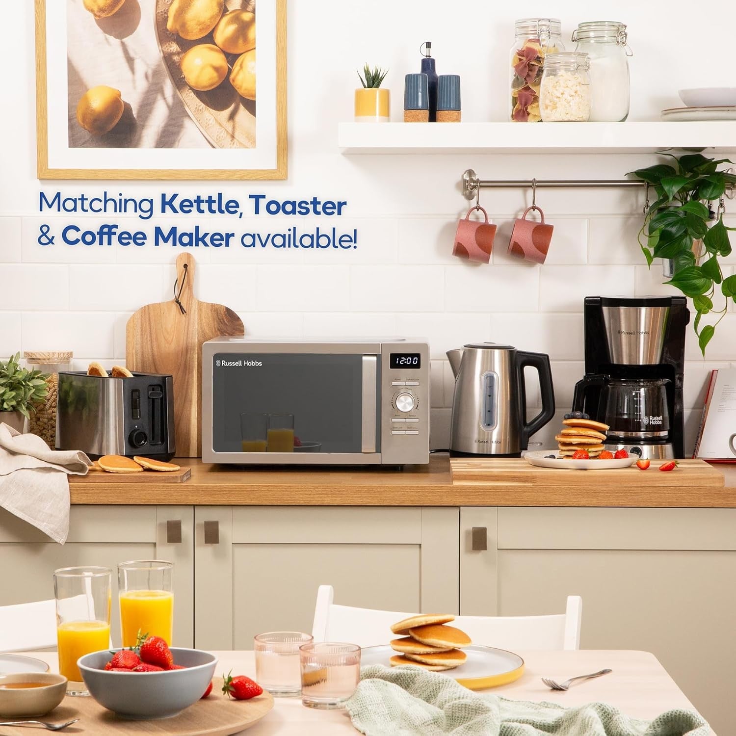 20L 800W Stainless Steel Digital Microwave 8 Auto Cook Defrost