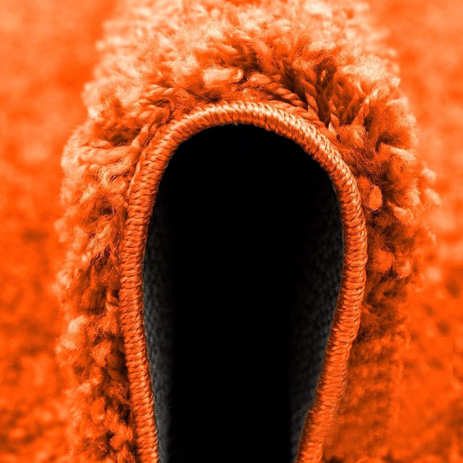 Extra Large Shaggy Rug 160x230cm 5cm Thick Soft High Pile Orange Carpet
