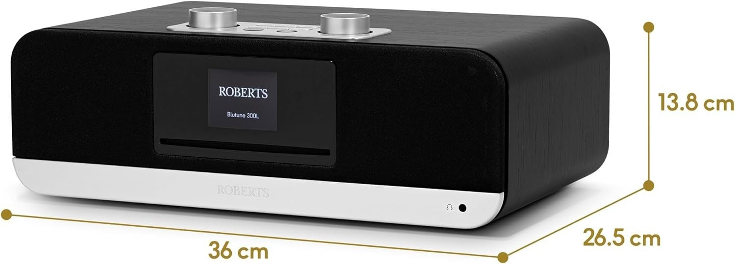 Digital Sound System DAB+ FM CD Player Bluetooth USB Stereo Black