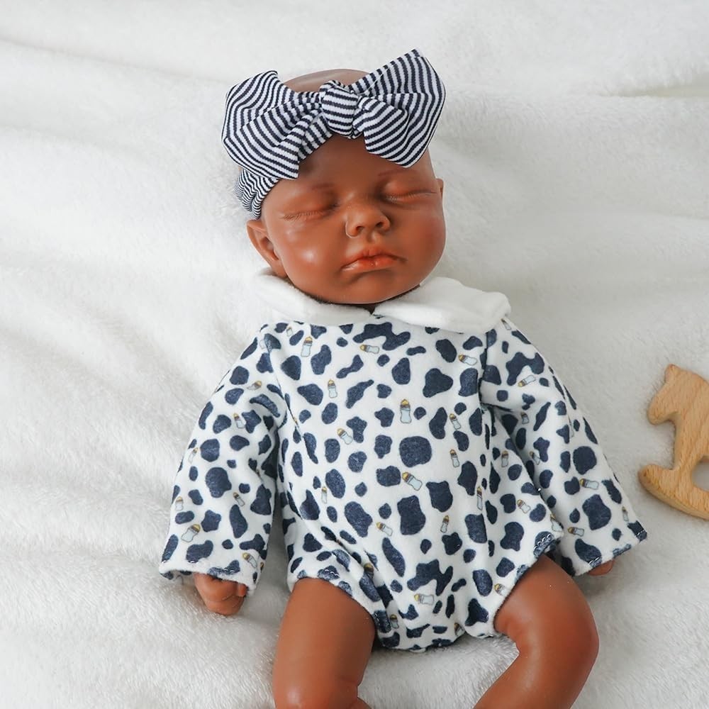 12” Silicone Sleeping Newborn Baby Doll Boy Full Body Ultra Realistic