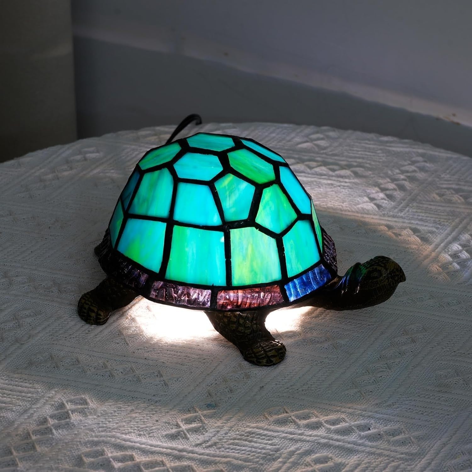 Turtle Table Lamp LED Night Light Kids Bedroom Decor Small Desk Light