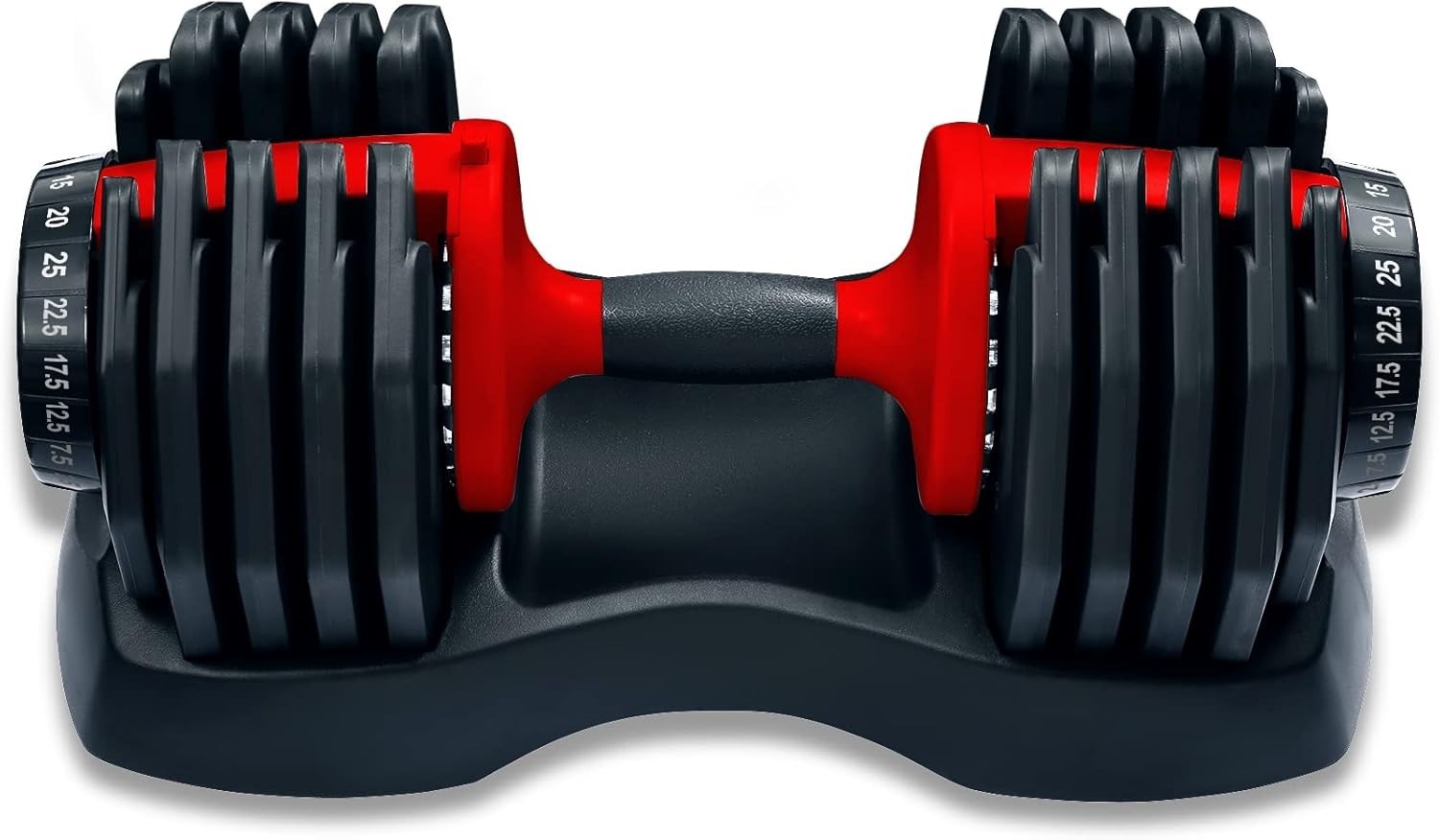 Quick Dial Adjustable Dumbbell 2.5–25kg Smart Weight Compact Home Gym