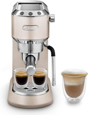 Compact Barista Espresso Machine | 15-Bar Pump | LatteArt Steam Wand | Slim 15cm