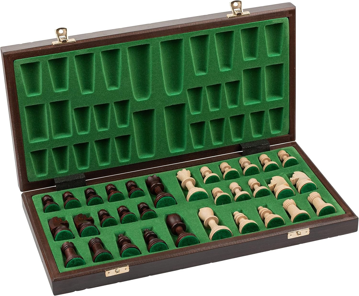 41cm Large Wooden Chess Set | Handmade Tournament Board & Staunton Pieces
