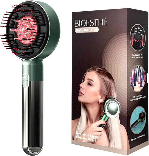 Electric Scalp Massager Brush Cordless Waterproof Hair Stress Relief Spa