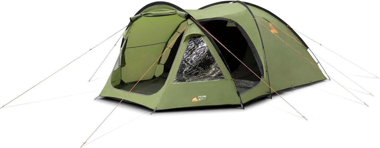 Blue Vango Apollo 500 Family Tent – 5 Person Waterproof Camping Tent