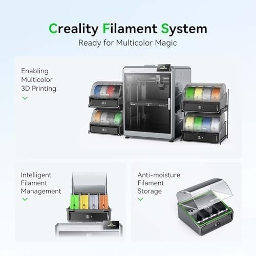 Multi Color High Speed 3D Printer 350x350x350mm Auto Level AI 600mm/s