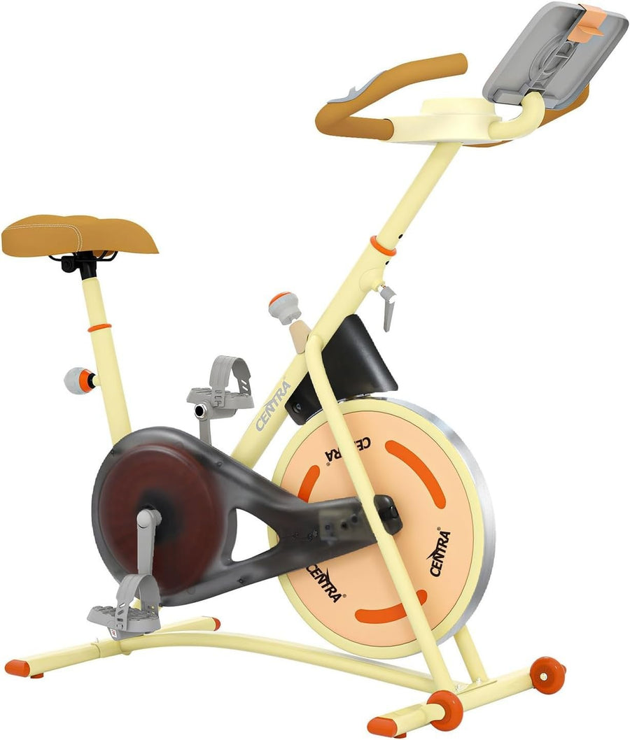 Silent Magnetic Exercise Bike w/ APP, LCD Display, Adjustable Seat, 120kg