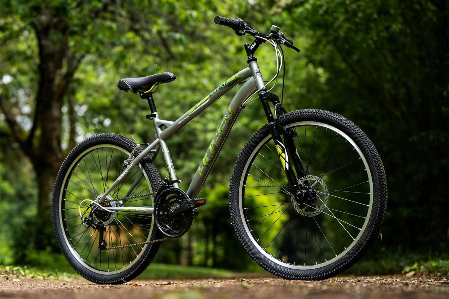 26" Mens Mountain Bike Trail MTB Front Suspension Disc Brakes 18 Speed