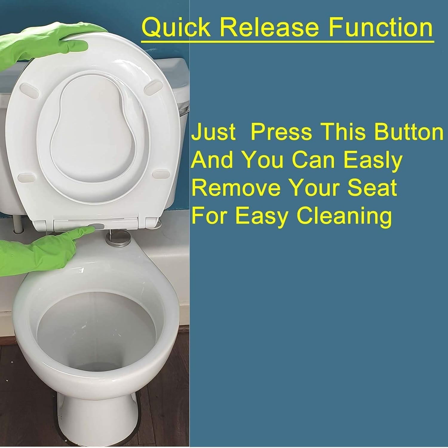 Family Toilet Seat Soft Close Removable Child Seat PP Top & Bottom Fix 460x370mm