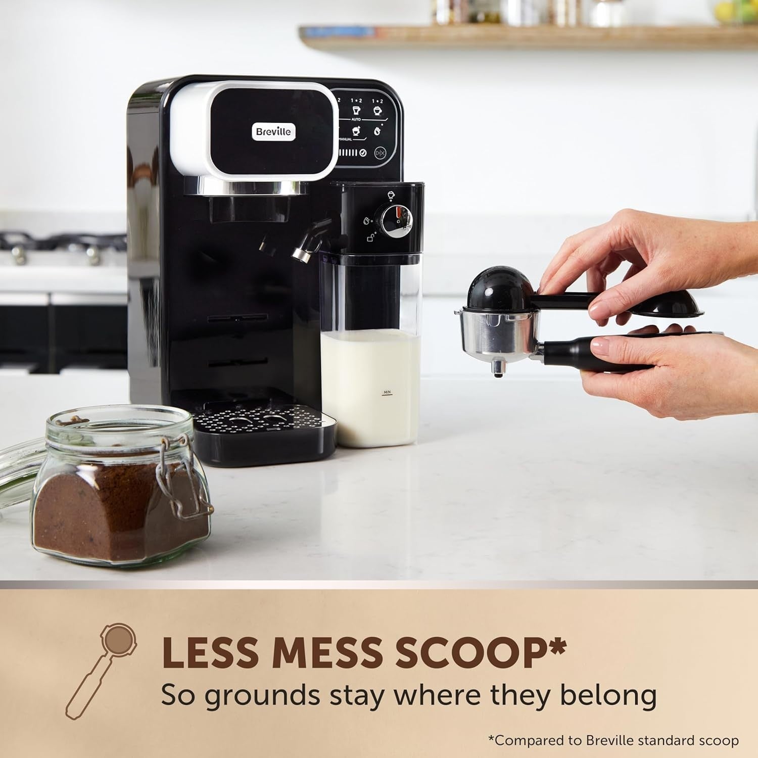 Espresso Coffee Machine | 19 Bar Italian Pump | Automatic Milk Frother