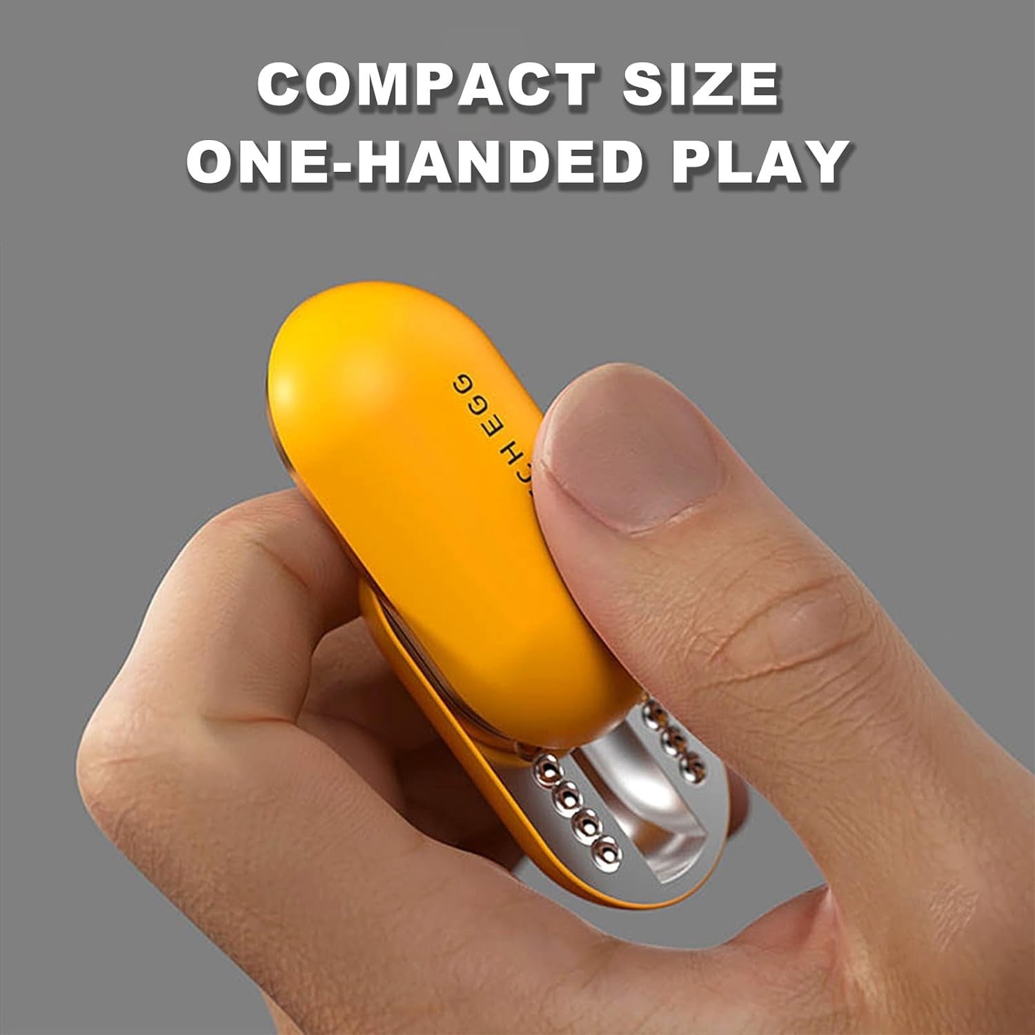 Golden Egg Fidget Slider Metal Quiet Click Focus Stress Toy
