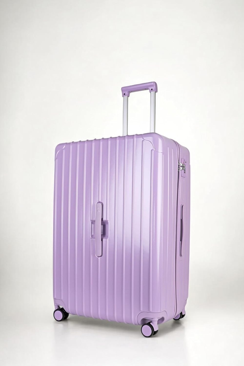 Large Check In Suitcase Hard Shell TSA Lock Spinner Luggage Cup Holder