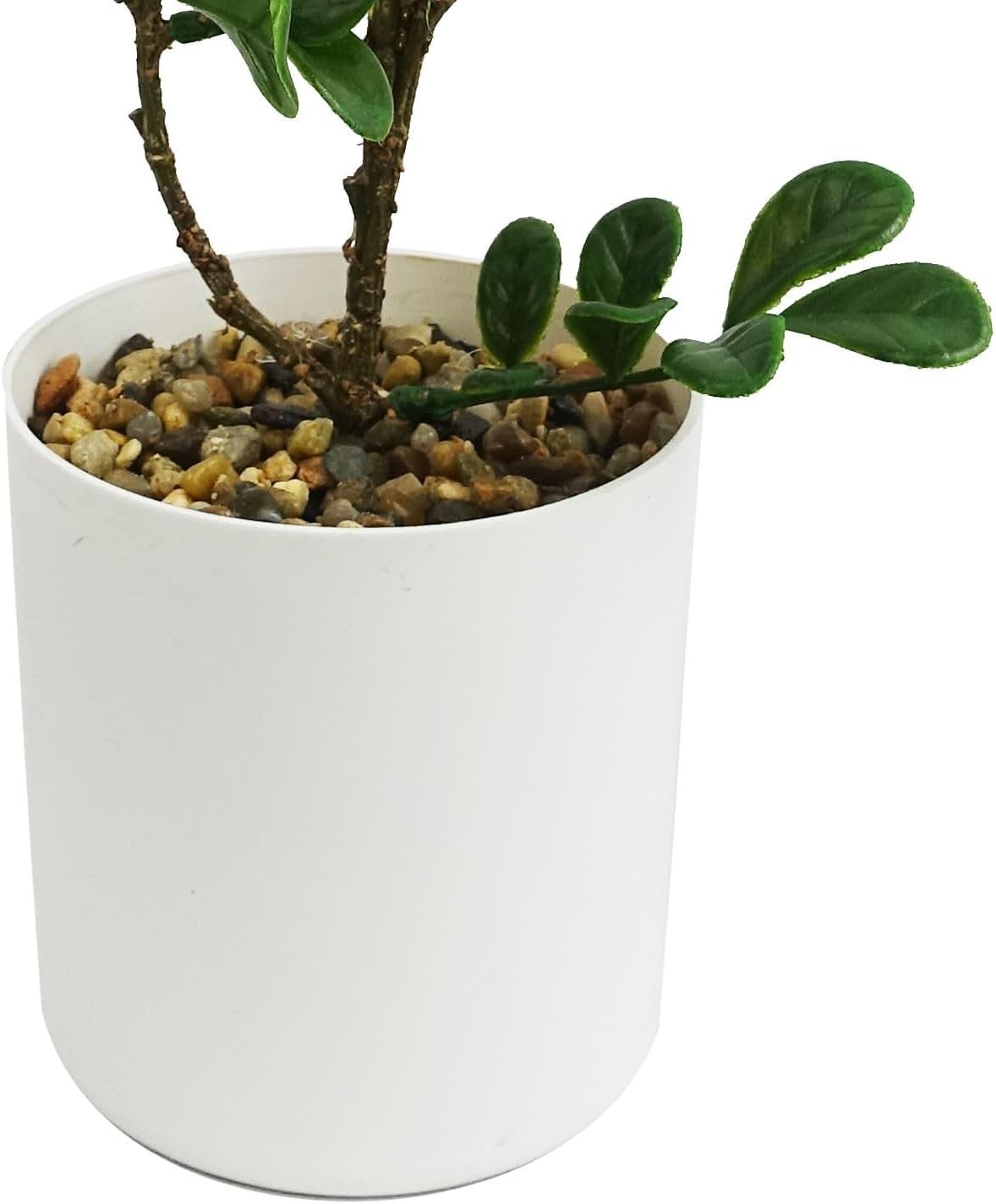Leaf Artificial Bonsai Tree 45cm Tabletop Faux Plant with Pot Home Office Decor