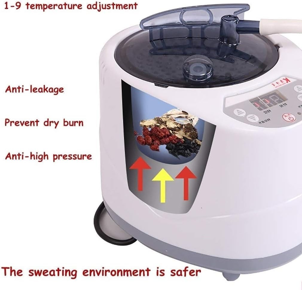 Portable Steam Sauna Personal Detox Relaxation 1-9 Gear Adjustable Lightweigt