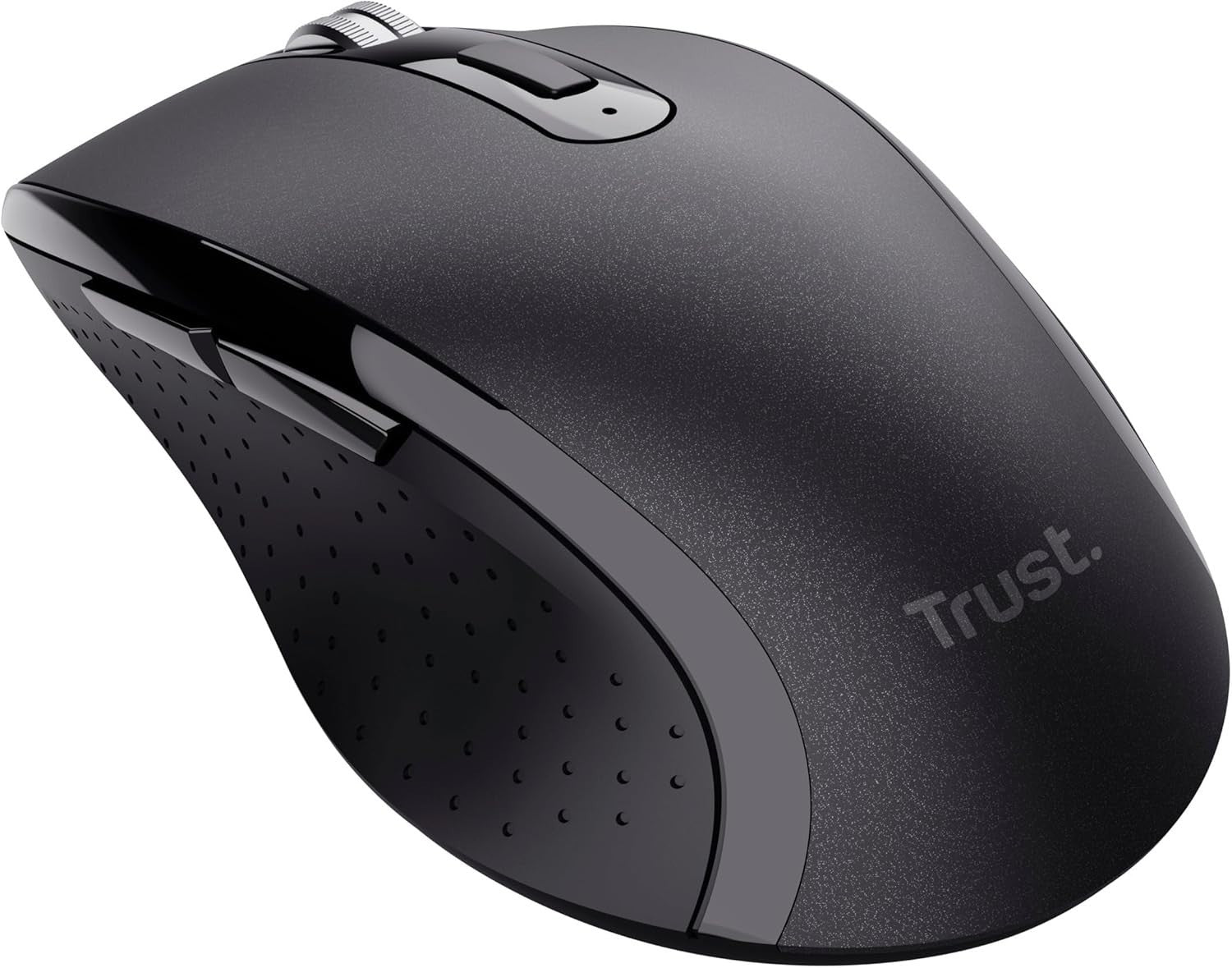 Wireless Mouse 6 Button Adjustable DPI 10m Range USB Black