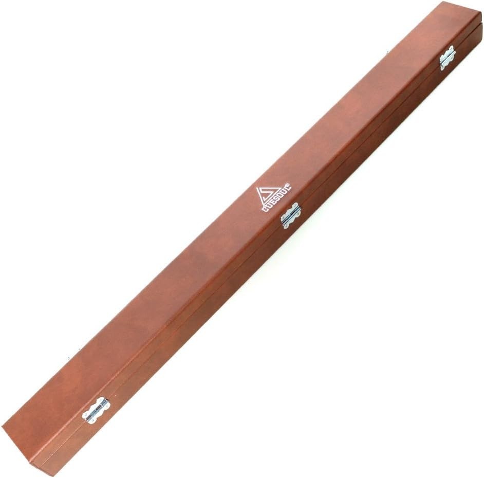 57” Snooker Pool Cue 2 Piece Ash Shaft 9.5mm Tip Case 18oz