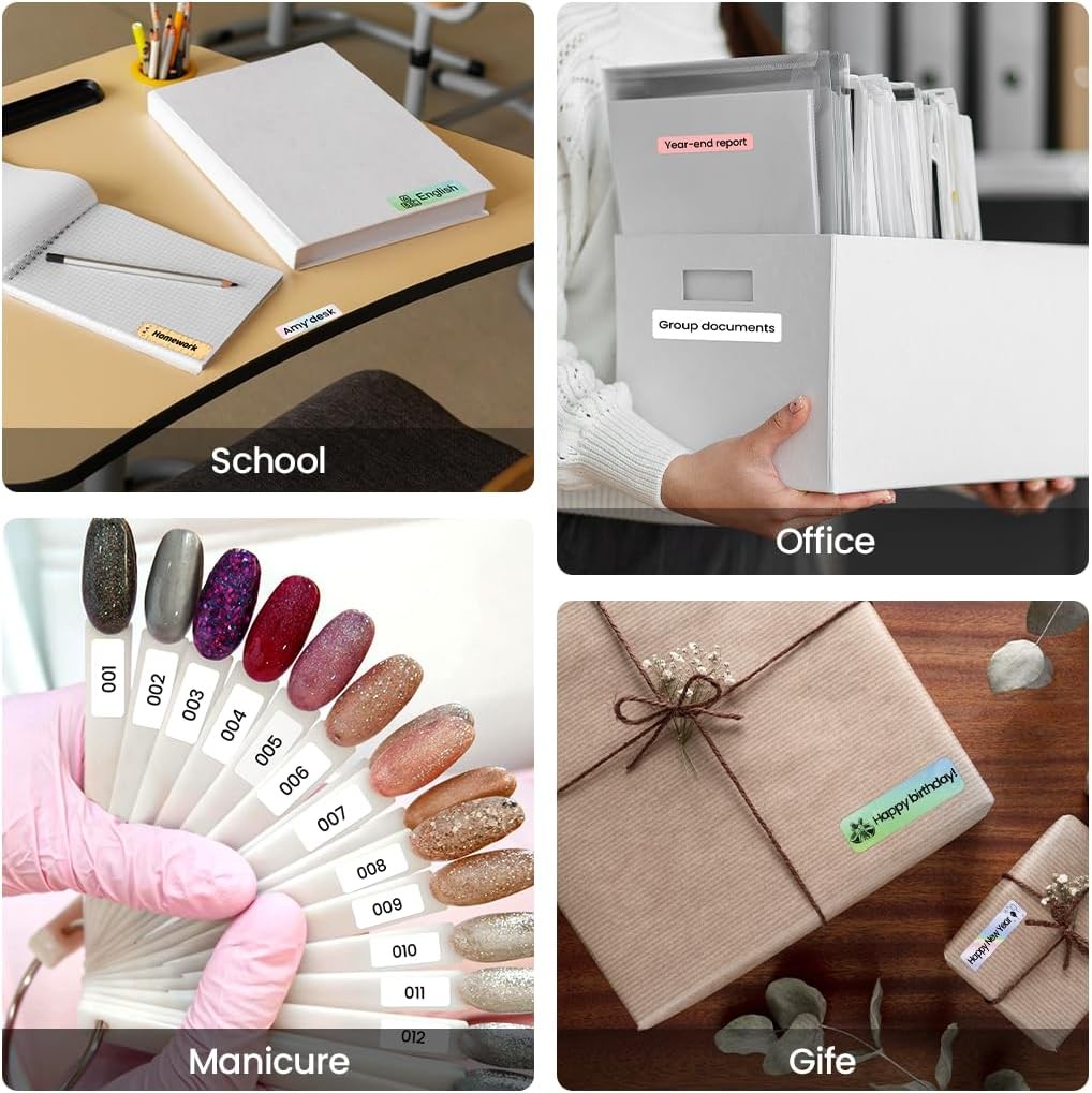 Mini Bluetooth Label Maker Portable Thermal Sticker Printe