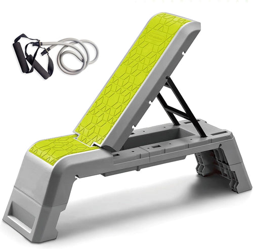 Adjustable Aerobic Deck Workout Platform Foldable Home Fitness Bench