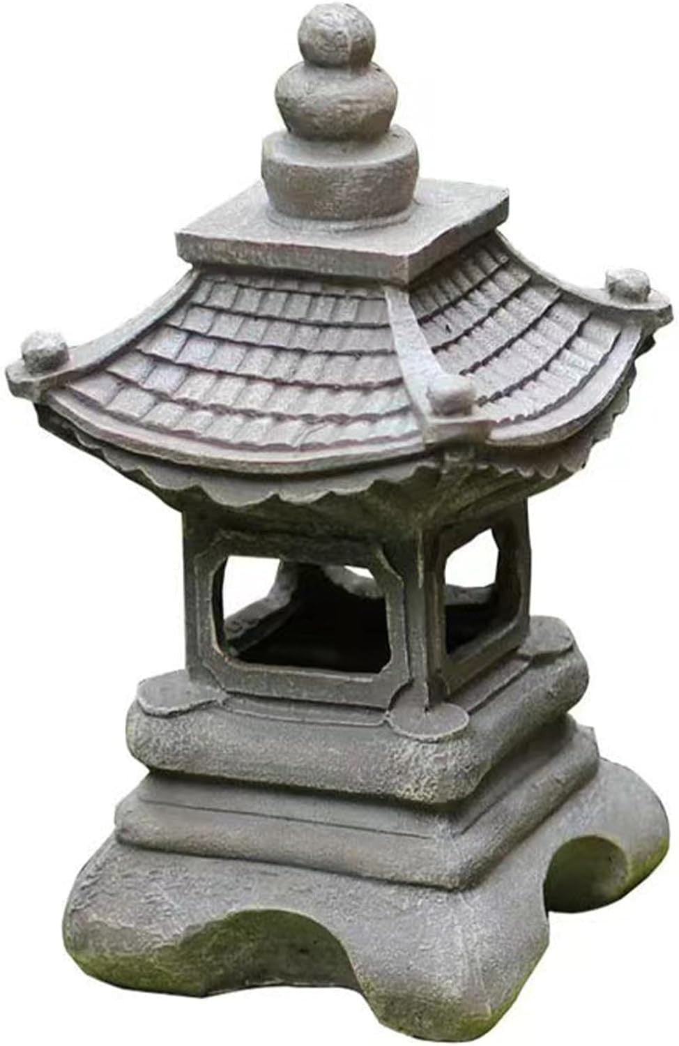 Solar Zen Path Light, Amber Glow Lantern for Garden, Patio & Yard