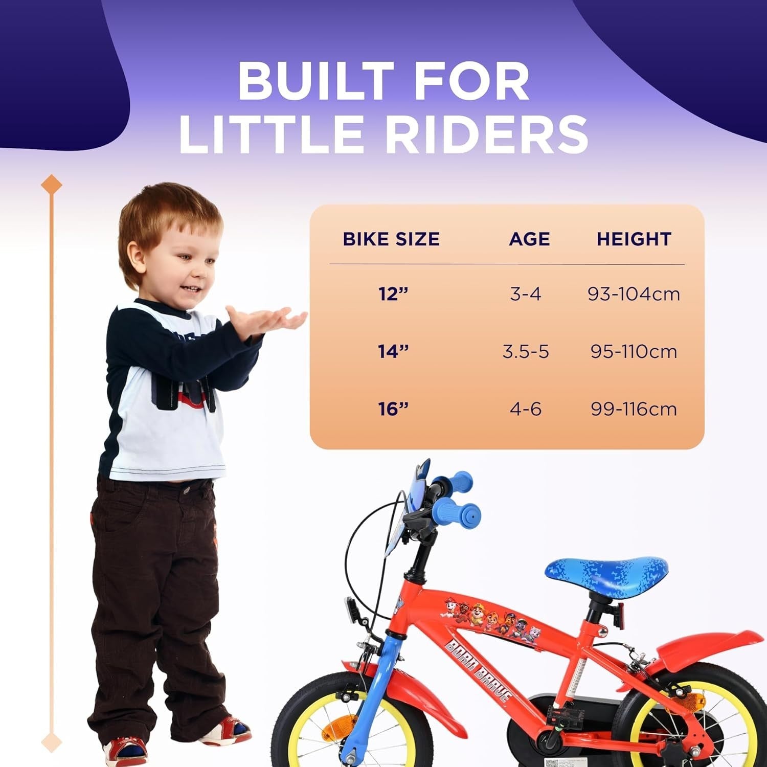 First Bicycle for Kids 12in Training Wheels Adjustable Seat Cycle