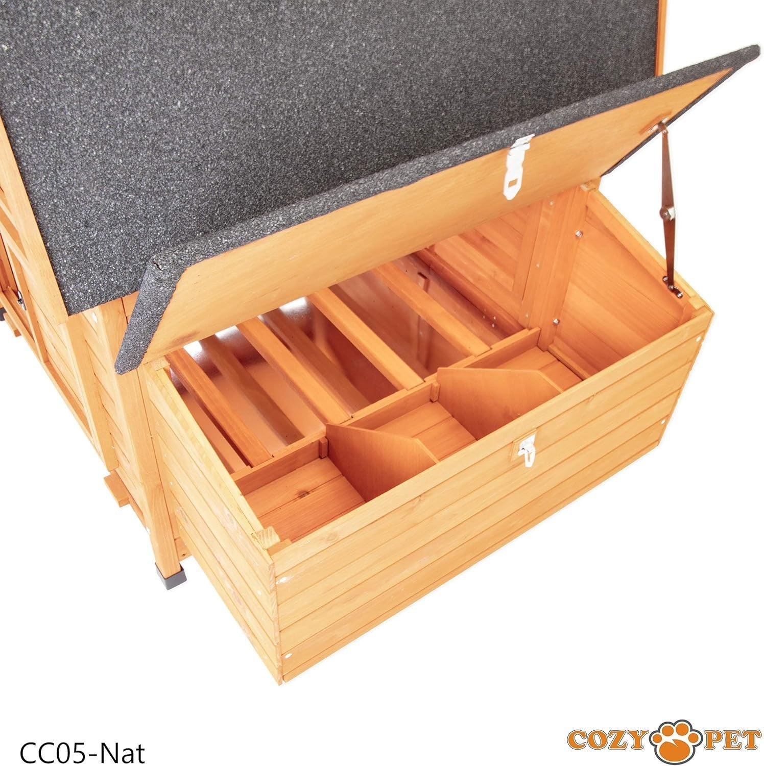 Extra Large Wooden Chicken Coop with Nest Boxes Easy Clean Hen House 12 Birds