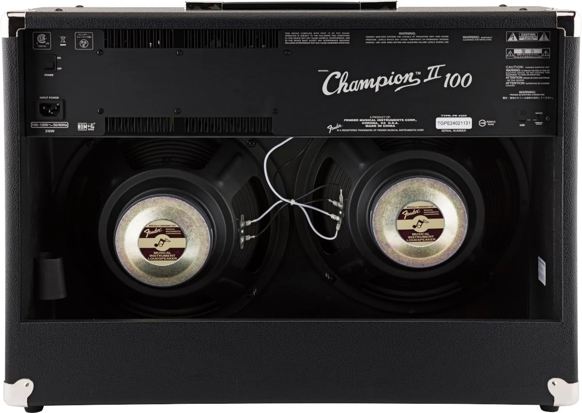 100W Electric Guitar Combo Amp Clean Overdrive Effects USB Output