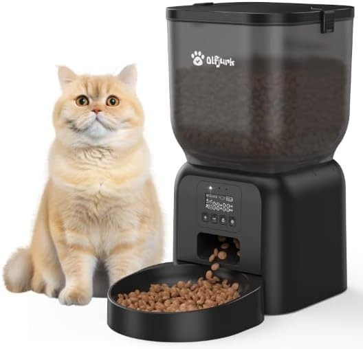 Automatic Pet Feeder 4L Timed Food Dispenser Portion Control Dry Food