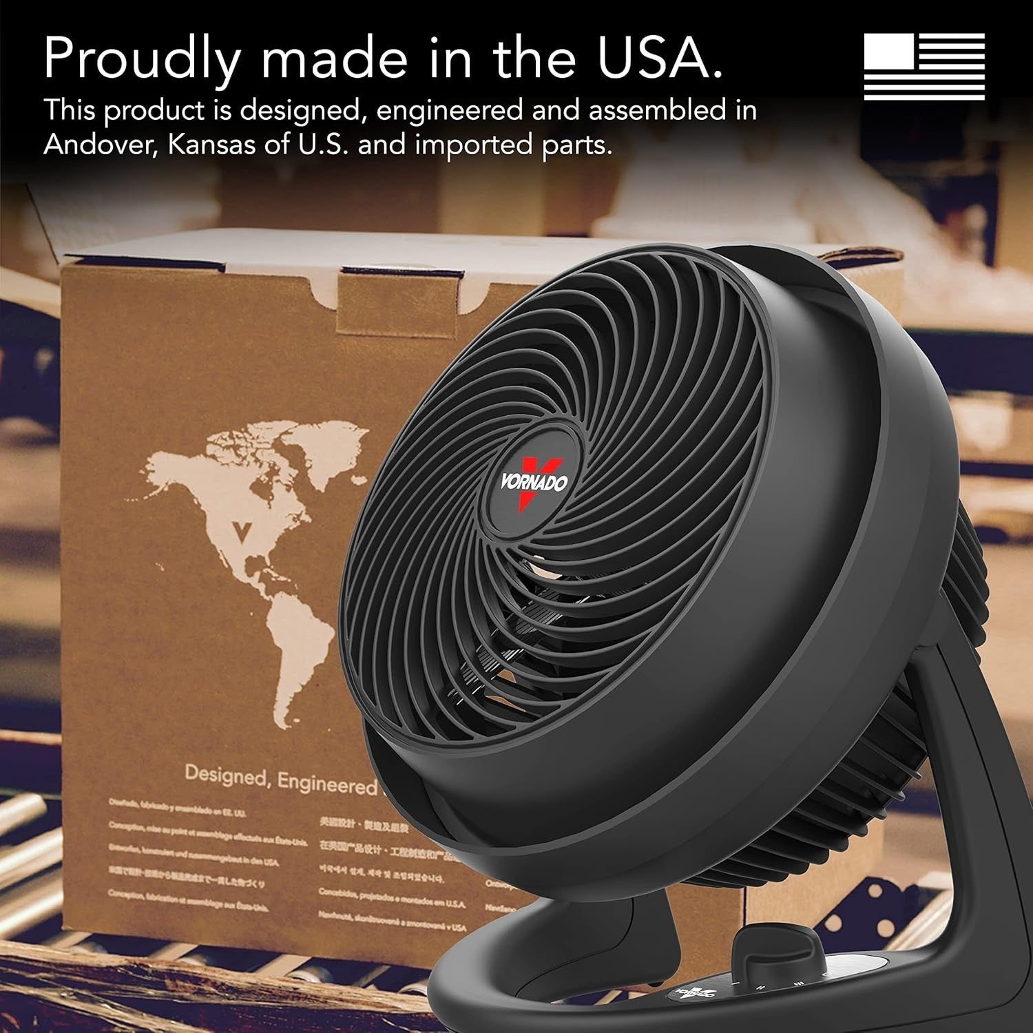 9" Whole Room Air Circulator – 3-Speed Quiet Fan w/ Pivoting Head for Bedroom