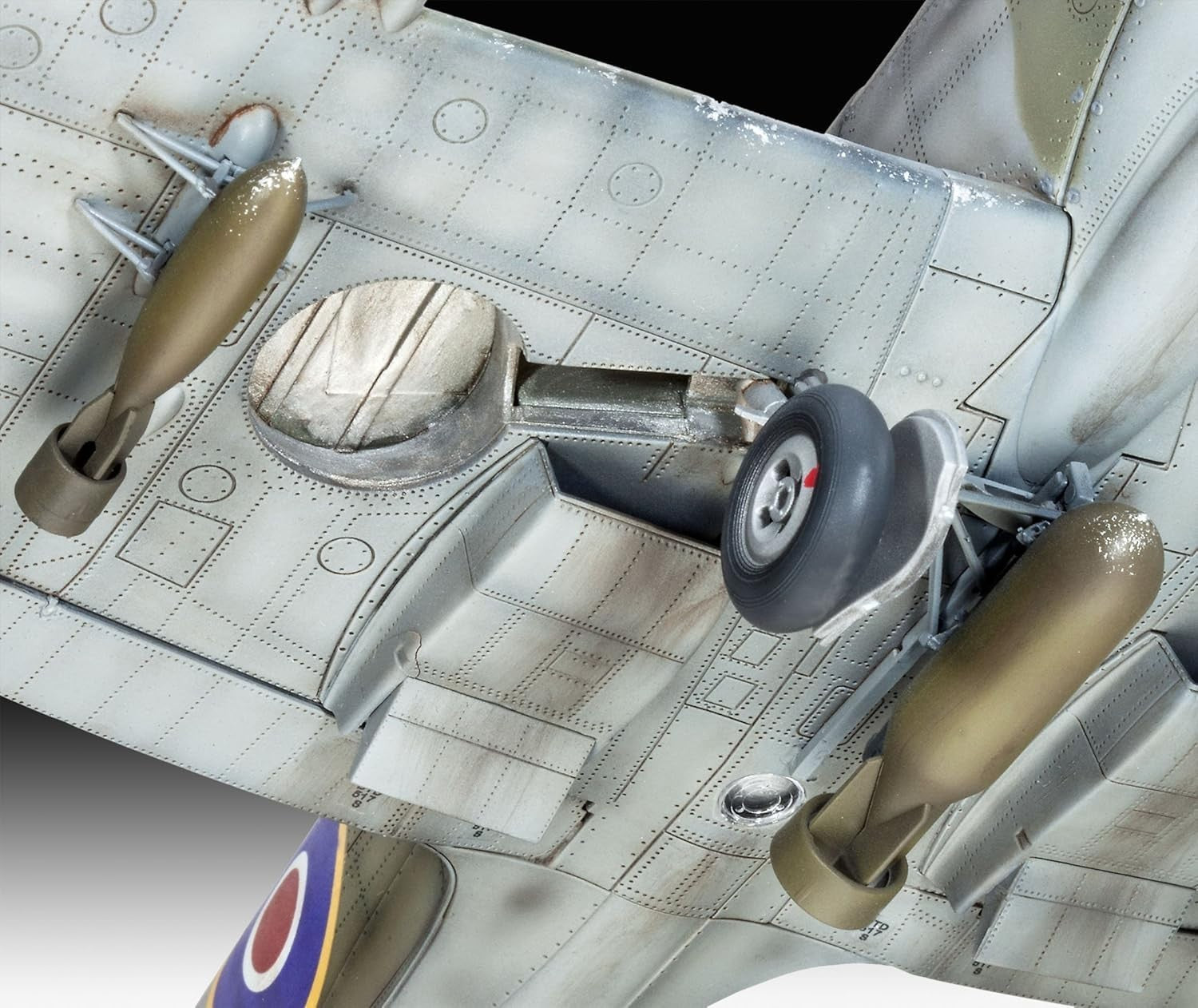 1:32 Spitfire Mk.IXC Model Kit 115pcs Unpainted Aircraft Hobby Gift